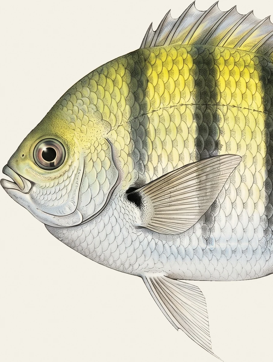 Detail of the Sergeant Major illustration at full resolution