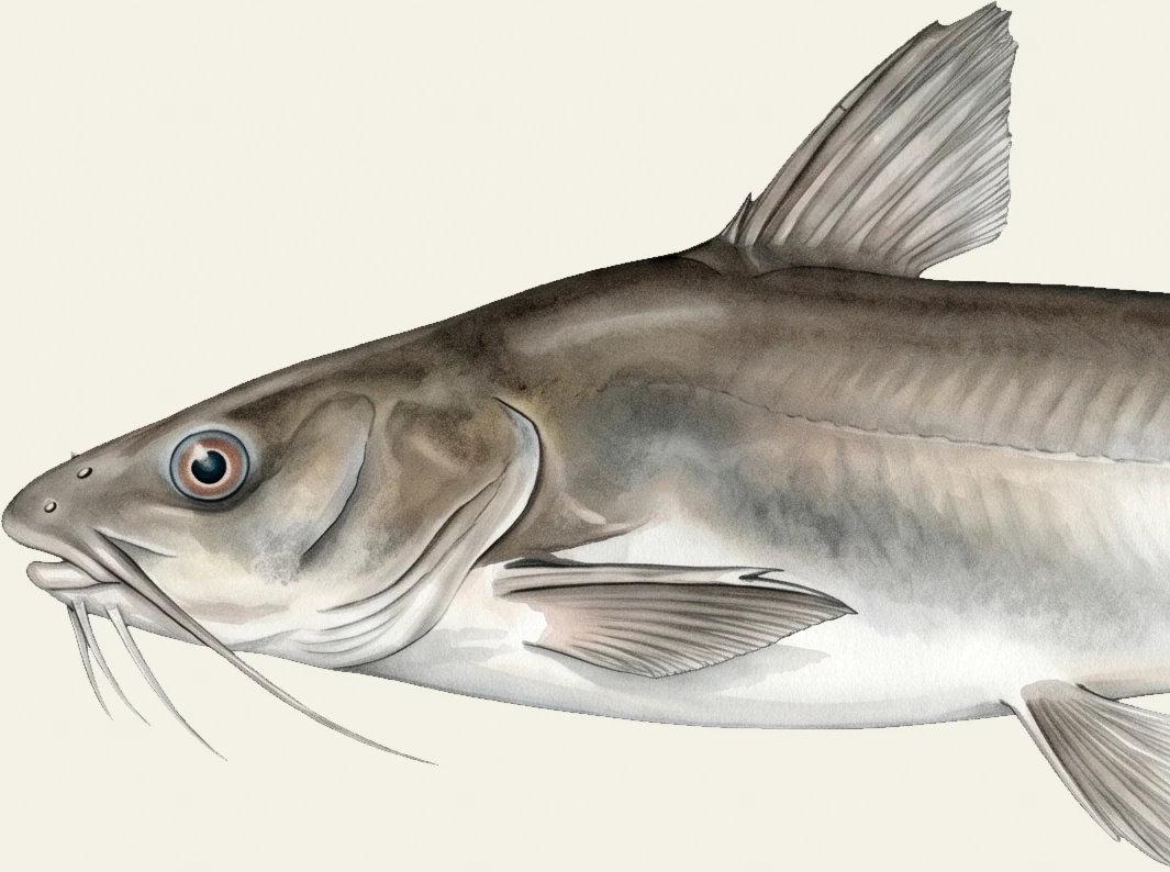 Detail of the Hardhead Catfish illustration at full resolution