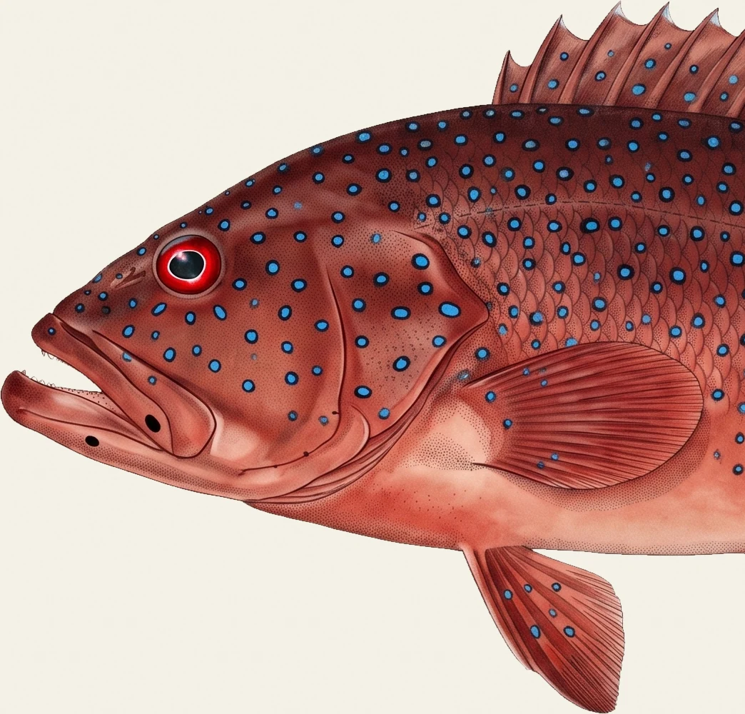 Detail of the Coney illustration at full resolution