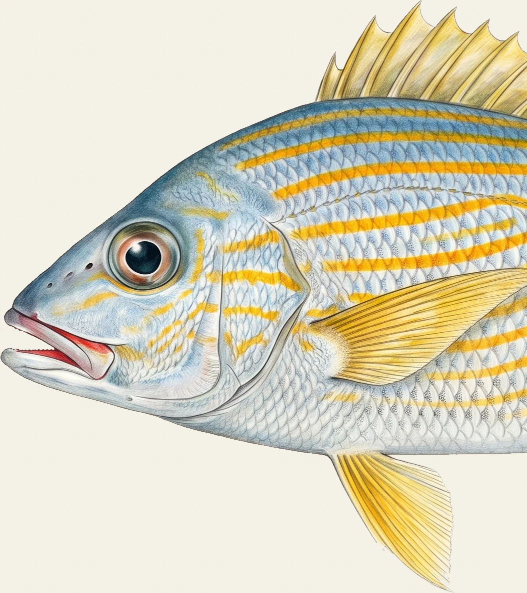 Detail of the French Grunt illustration at full resolution