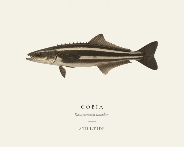 Cobia (Rachycentron canadum) specimen print