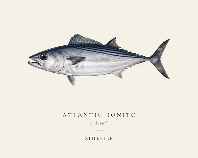 Atlantic Bonito specimen print