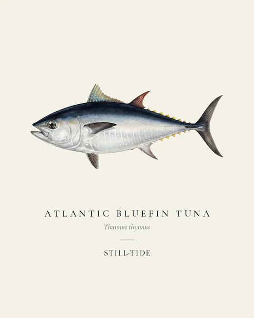 Atlantic Bluefin Tuna specimen print