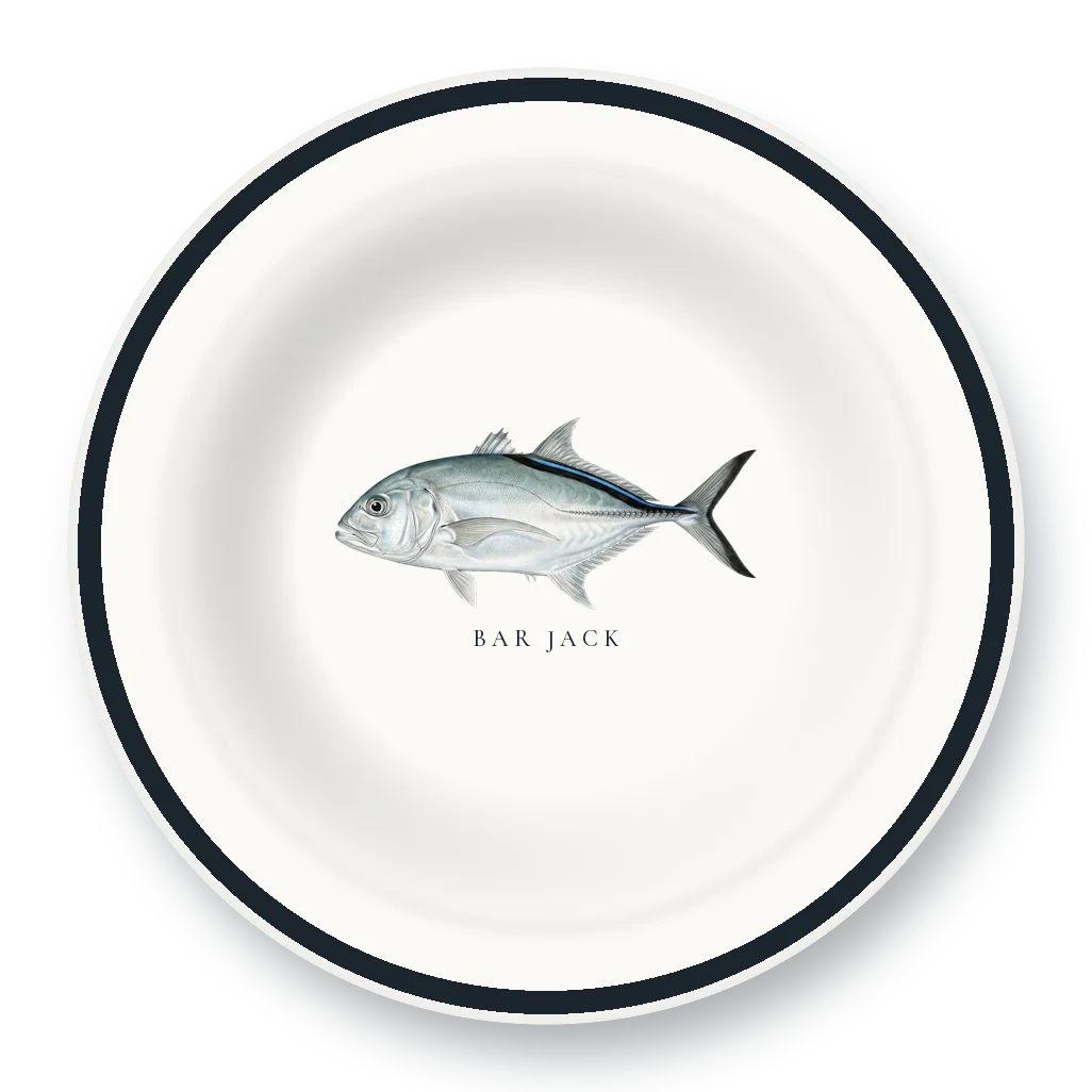 Enamel Bowl with Bar Jack illustration