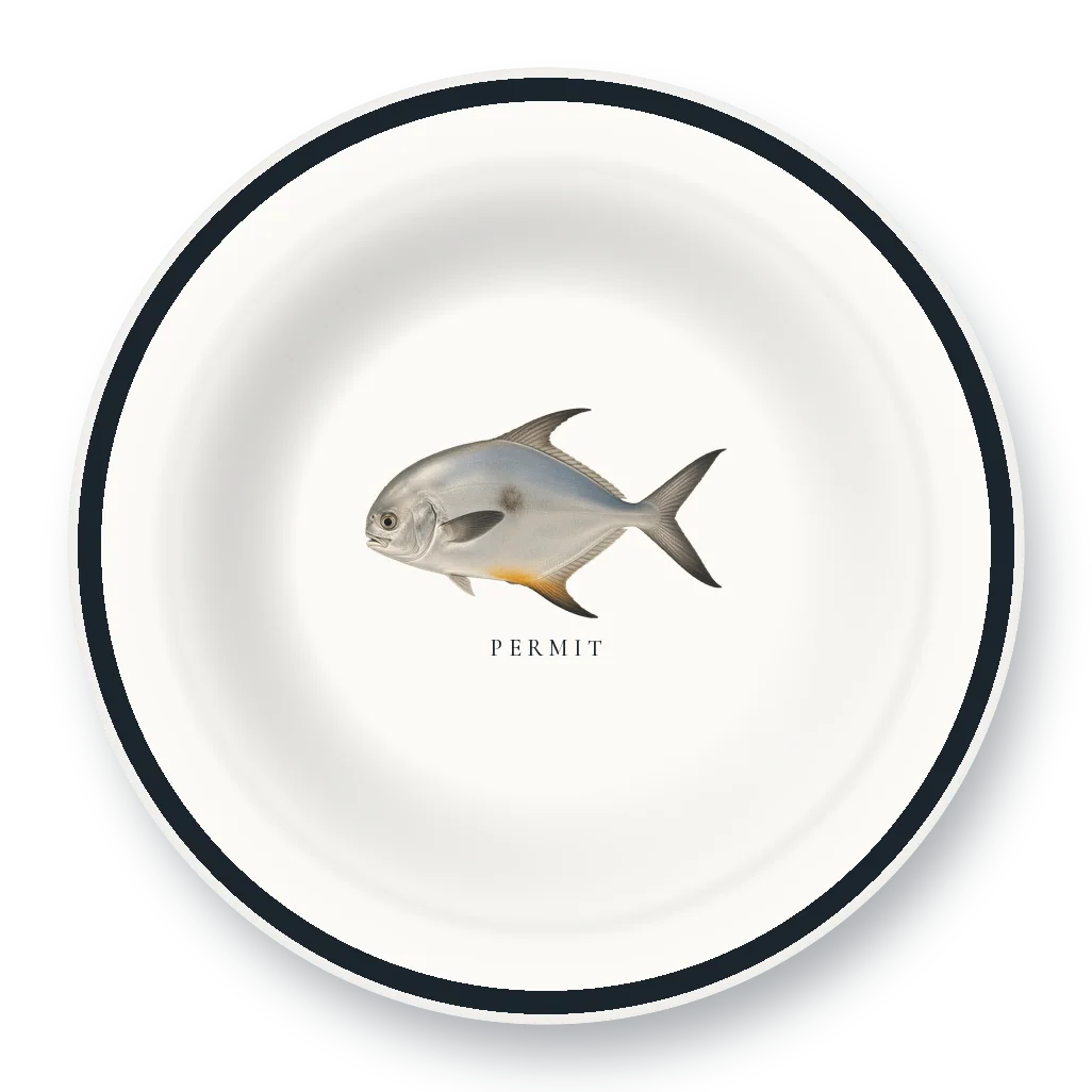 Enamel Bowl with Permit illustration