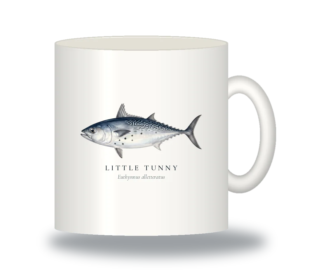 Ceramic Mug with Little Tunny illustration