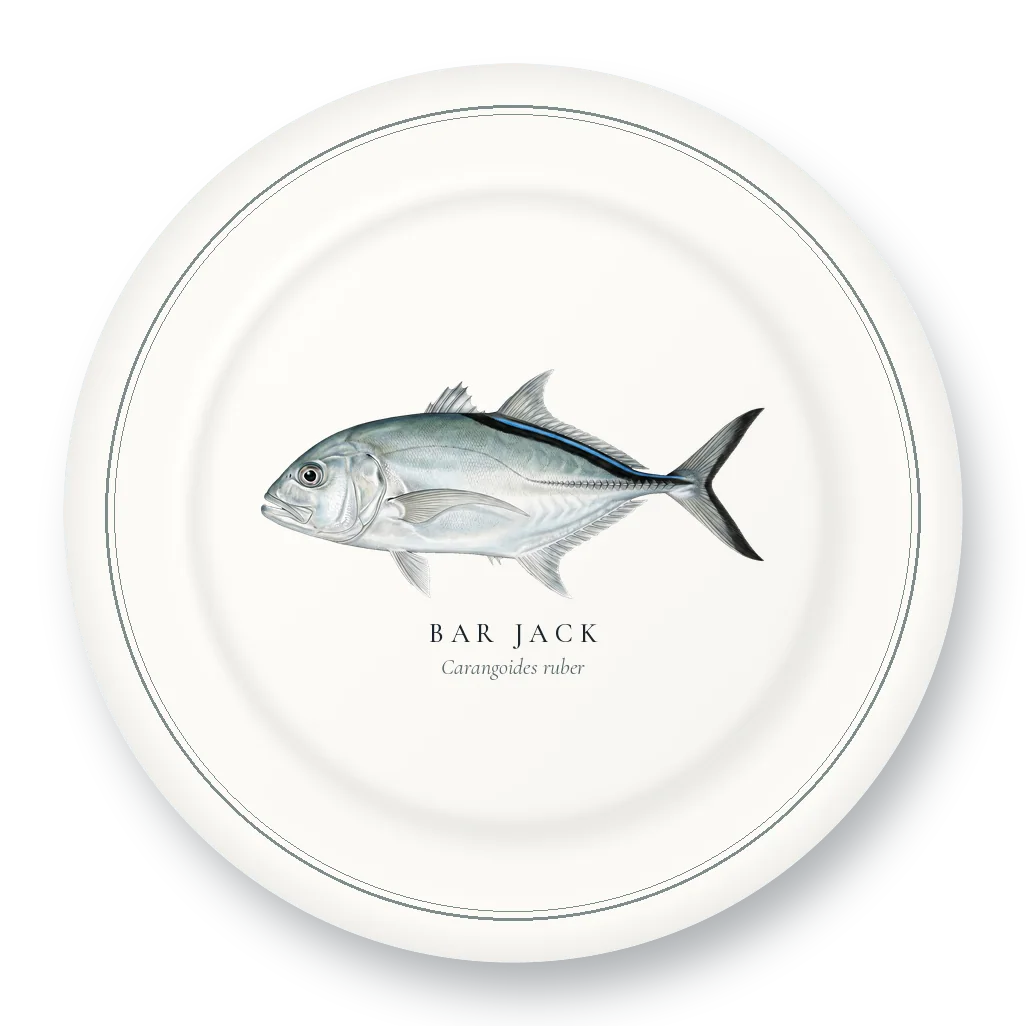 Dinner Plate with Bar Jack illustration